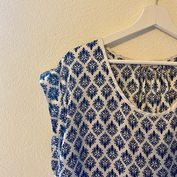 DANIEL RAINN Printed T-shirt Blouse Moroccan Print - Picture 5 of 14